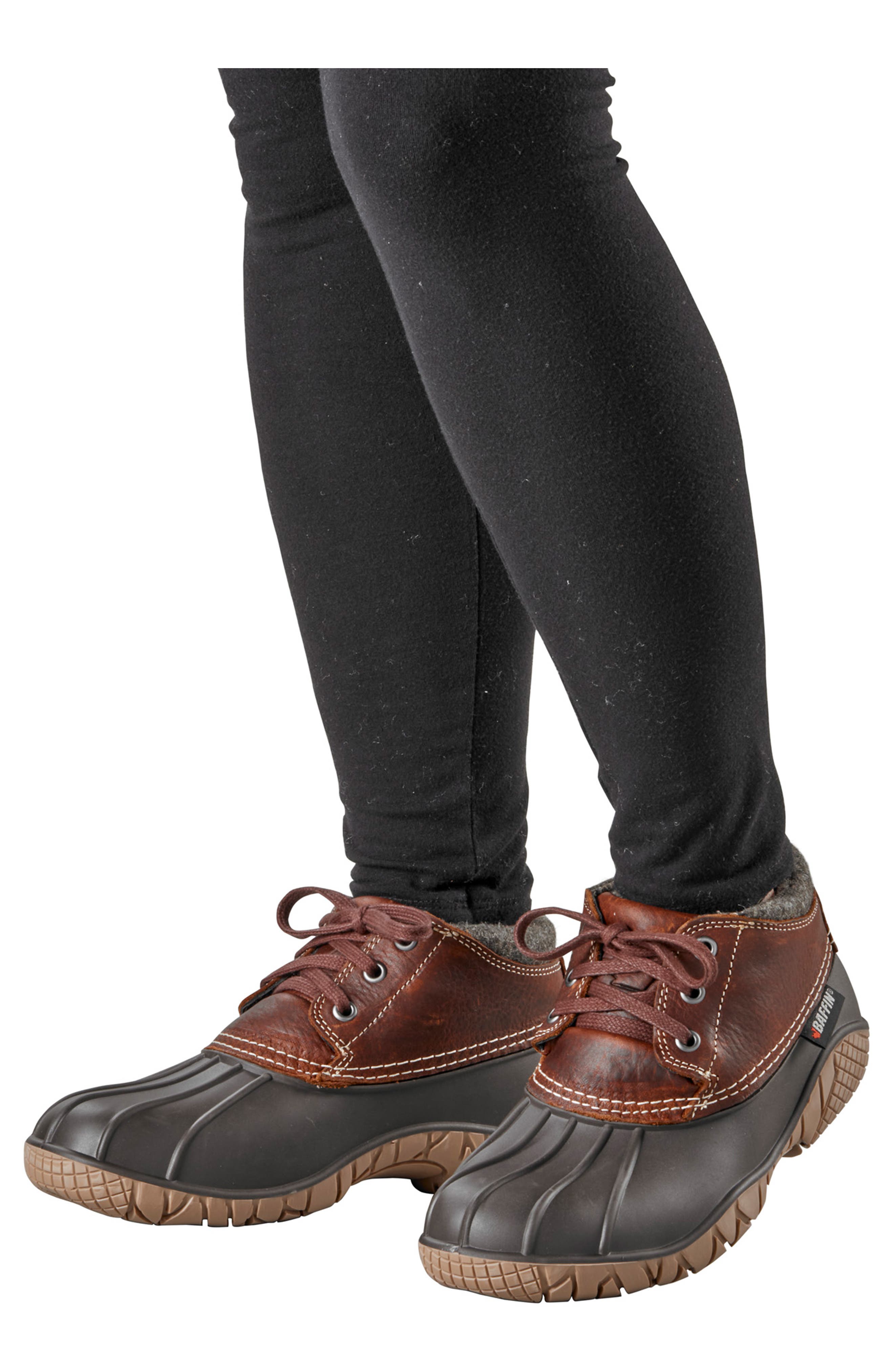 Whitetail II Lace-Up Ankle Duck Boot, Alternate, color, BROWN
