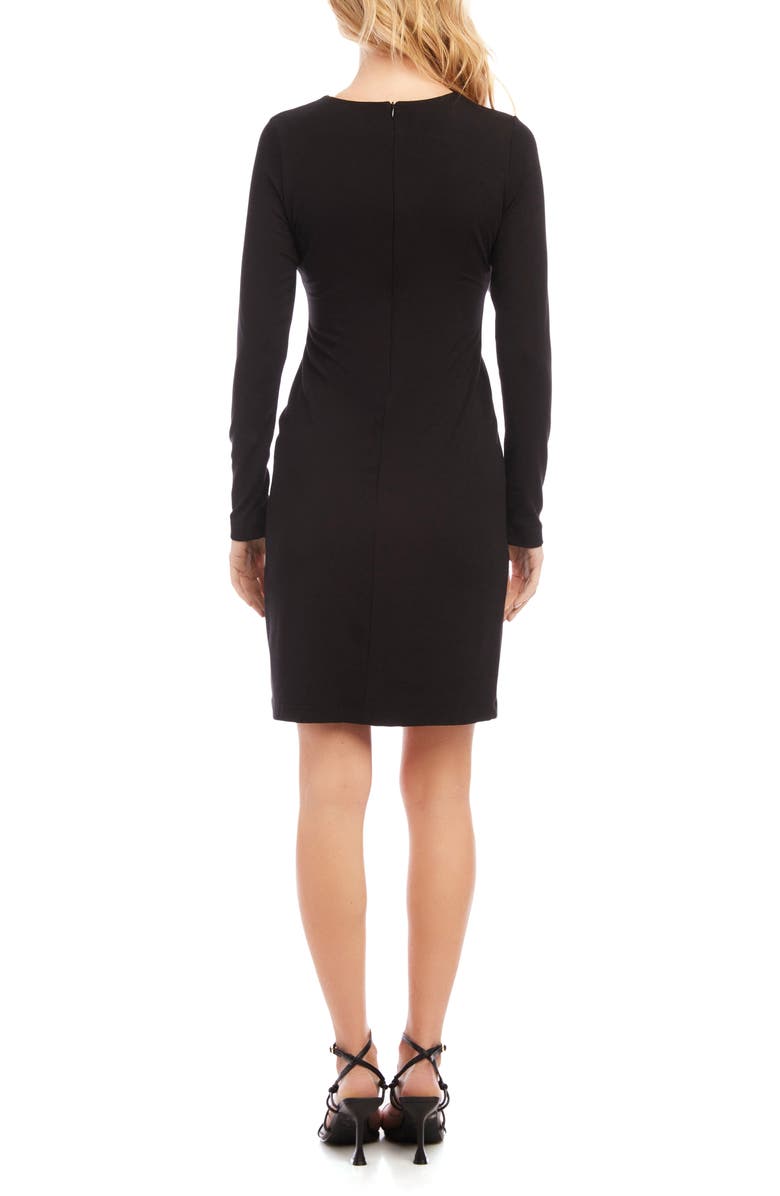 Karen Kane Sequin Long Sleeve Sheath Dress, Alternate, color,