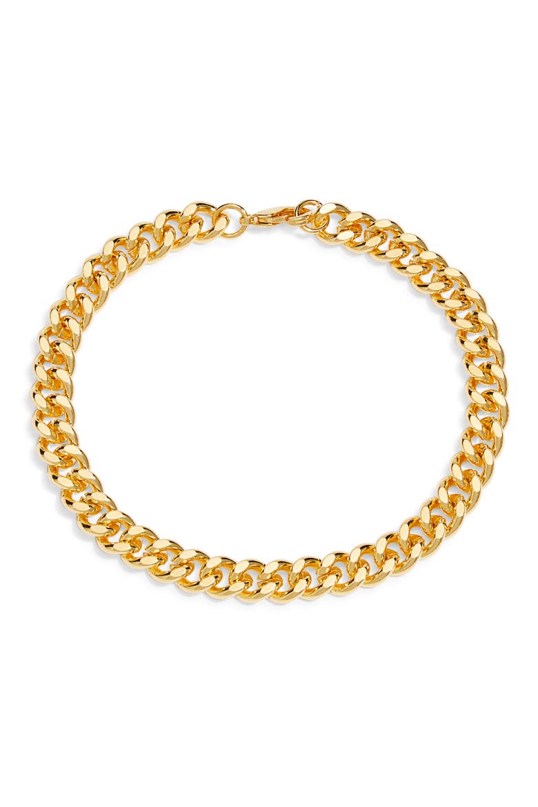 Curb Link Bracelet, Main, color, GOLD