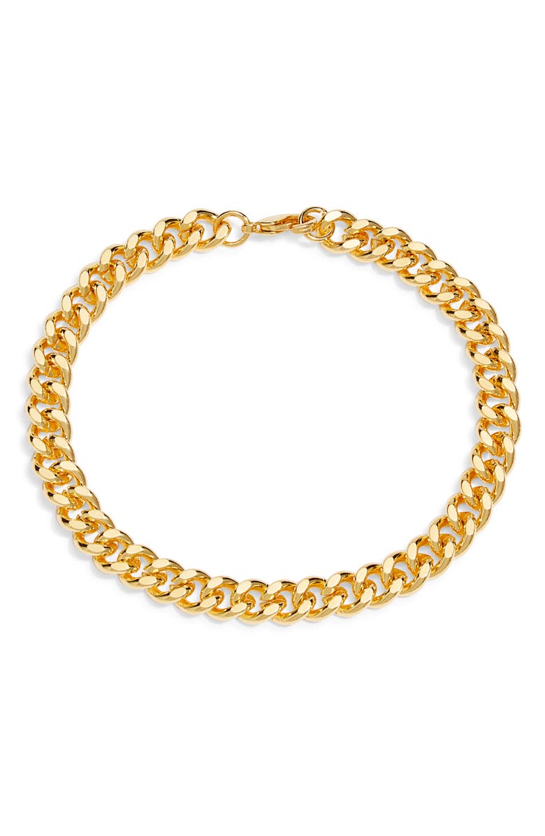 ARGENTO VIVO Curb Link Bracelet, Main, color, Gold