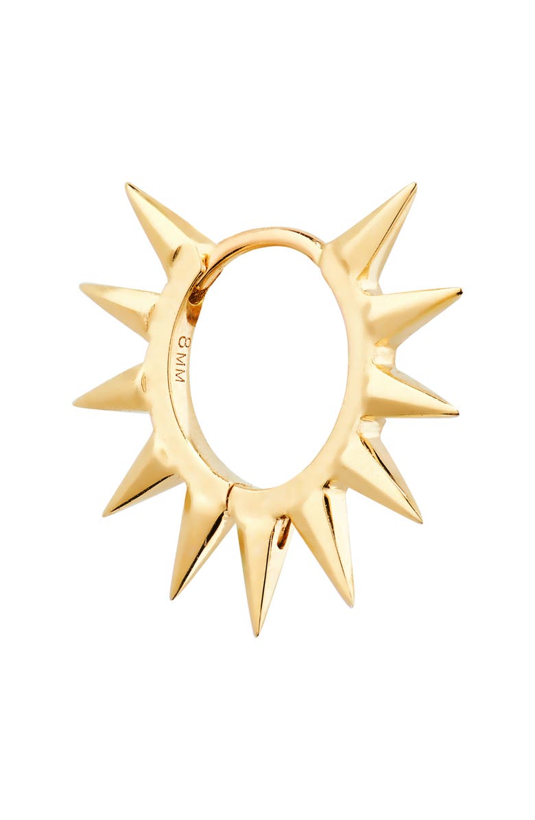 MARIA TASH Spiked Hoop Earring, Alternate, color, 14K Yellow Gold