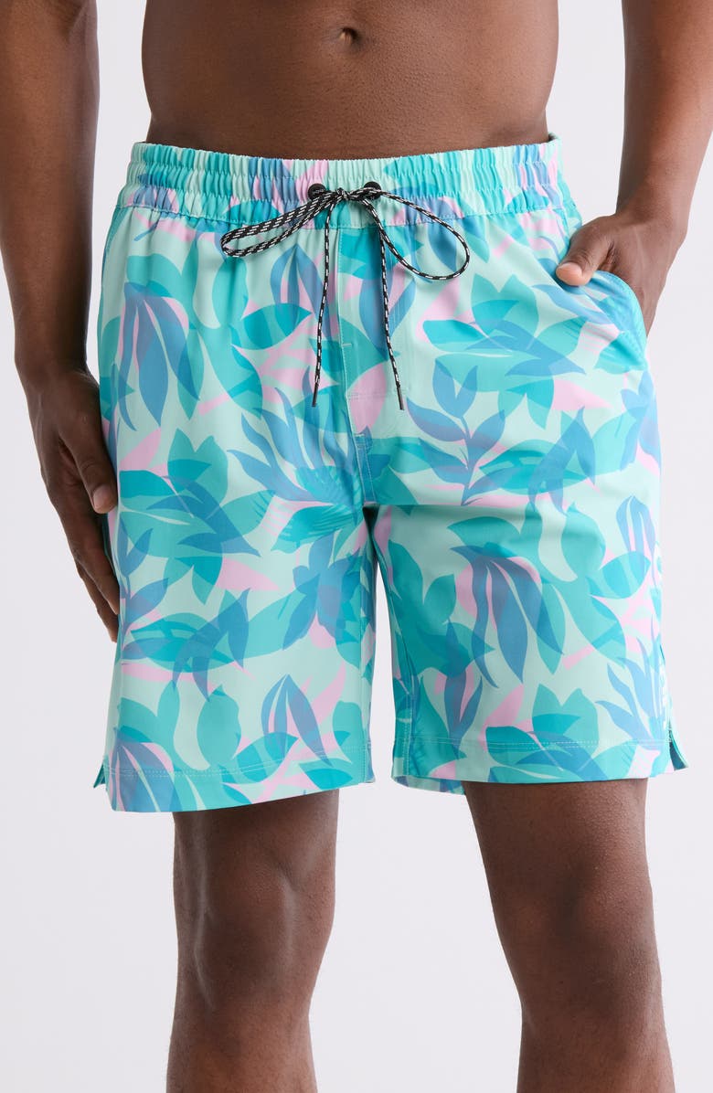 Hurley Aticama Volley Swim Trunks, Main, color, Tropical Mist