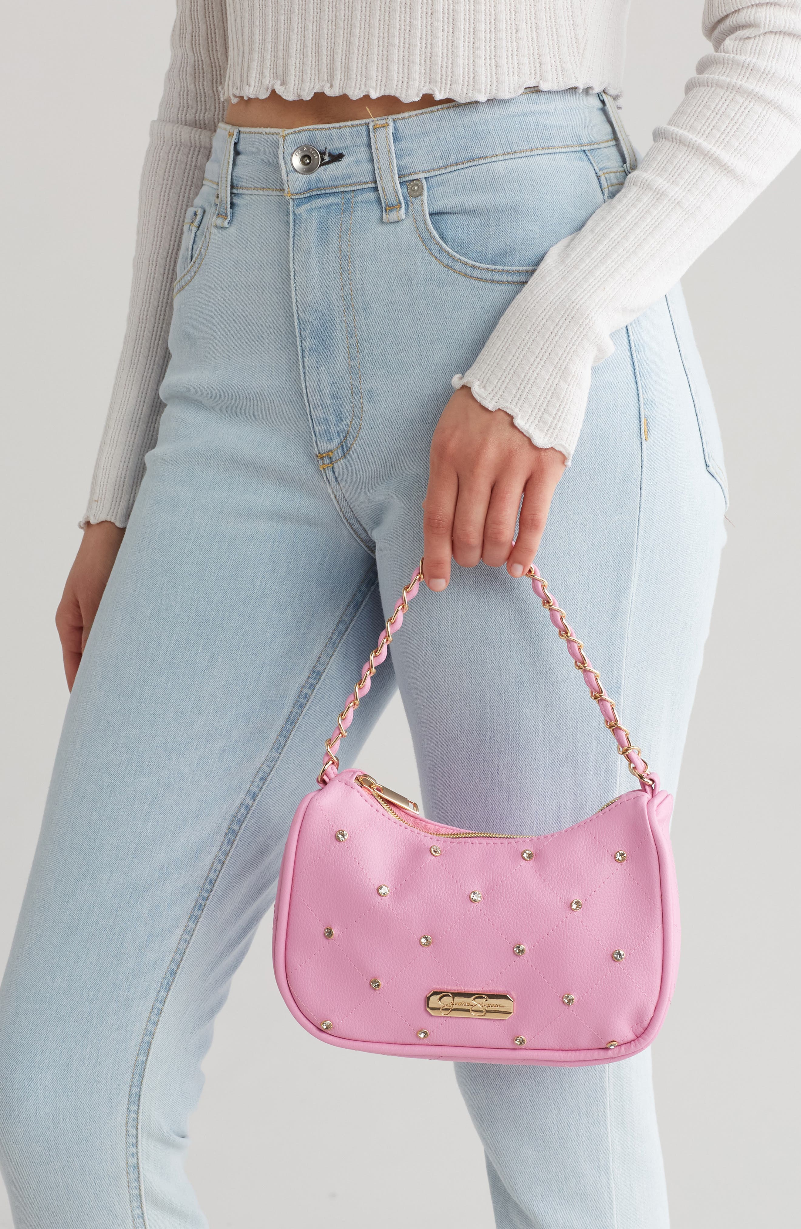 Jessica Simpson Kids' Quilted Shoulder Bag, Alternate, color, 