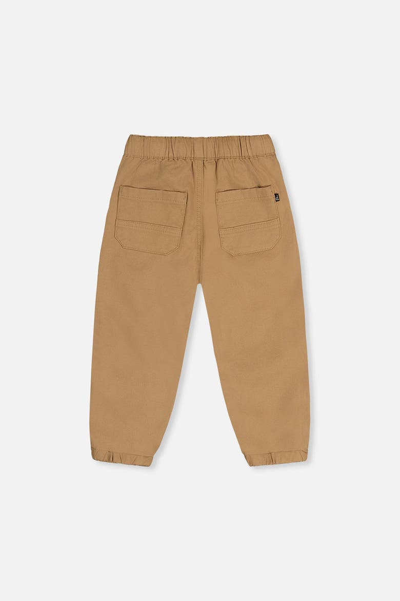 Stretch Canvas Jogger Pants with Patch Pockets, Alternate, color, Beige