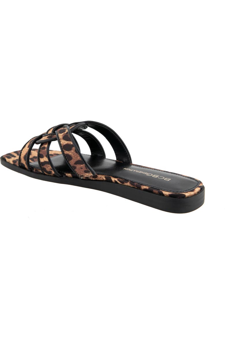 BCBGeneration Meltem Slide Sandal, Alternate, color, Cheetah