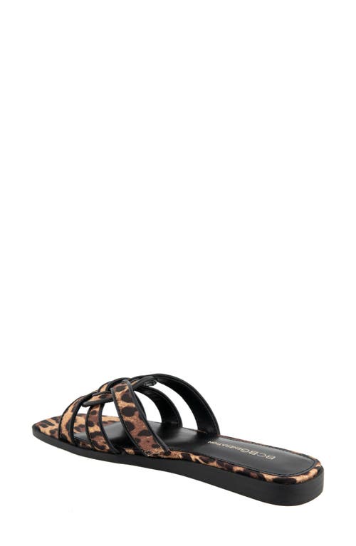 Bcbgeneration Meltem Slide Sandal In Cheetah