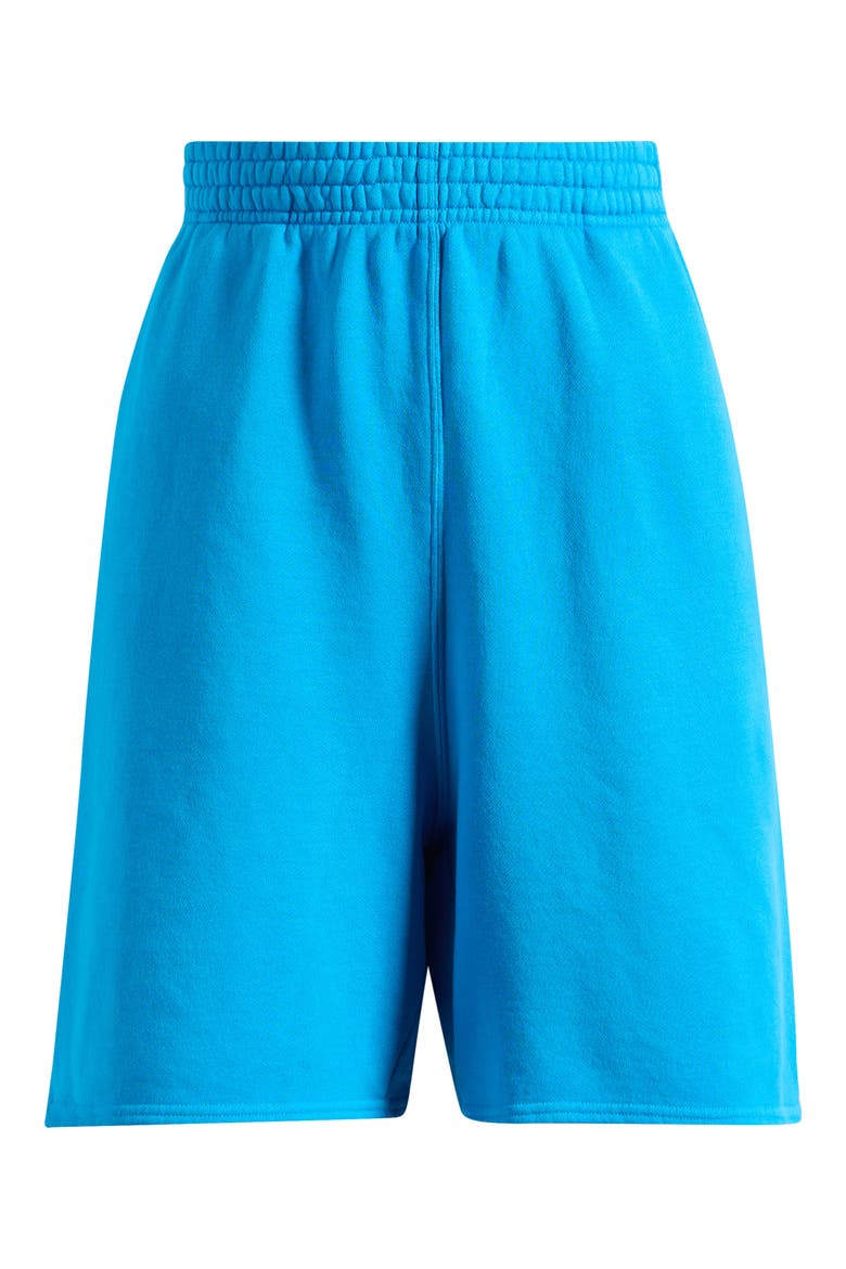French Terry Basketball Shorts, Alternate, color, CERULEAN