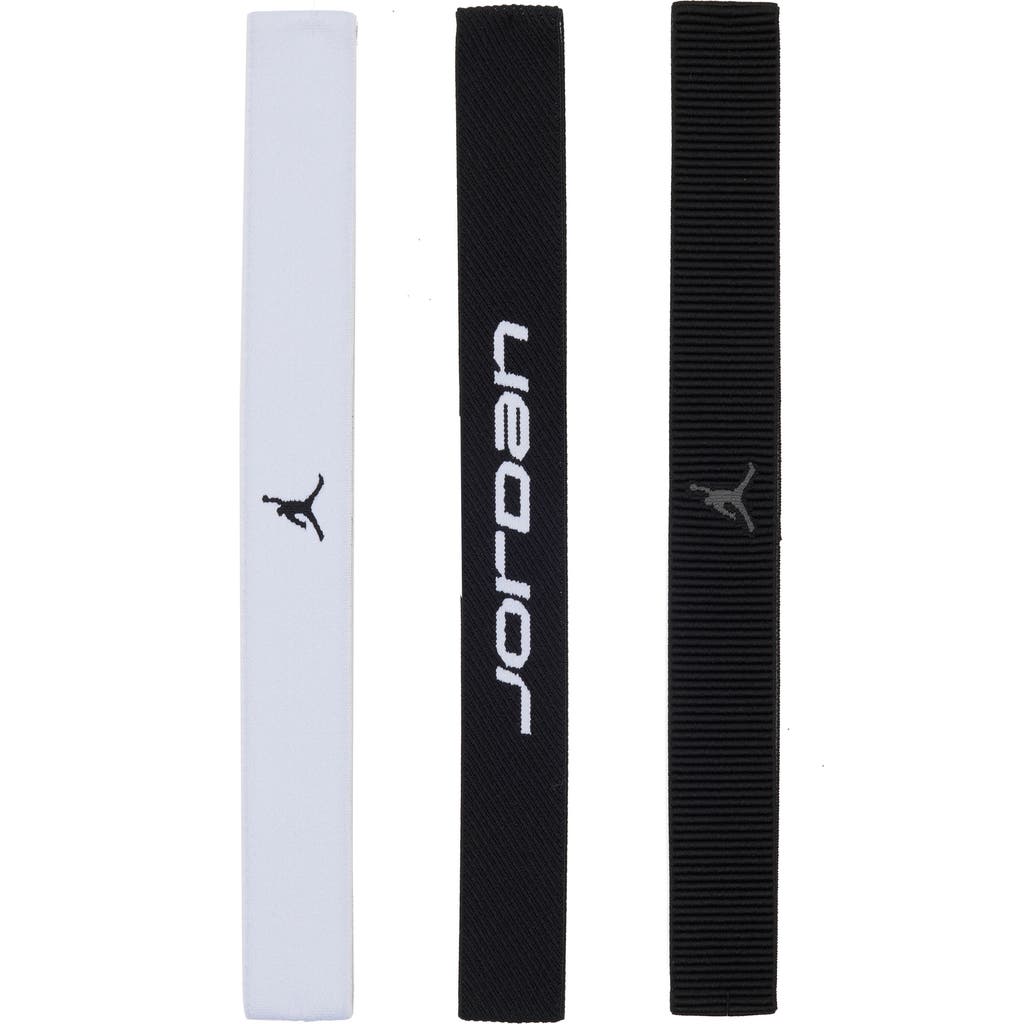 Jordan Set Of 3 Stretchy Logo Headbands