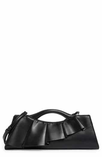 BCBG Ruffle East/West Clutch