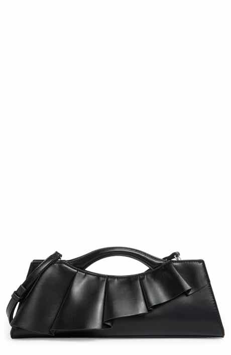 BCBG Ruffle East/West Clutch