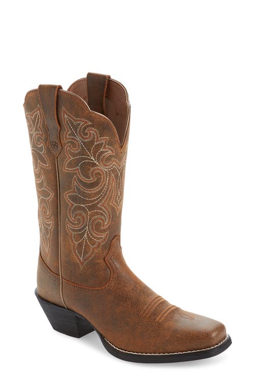 Ariat Roundup Western Boot In Brown