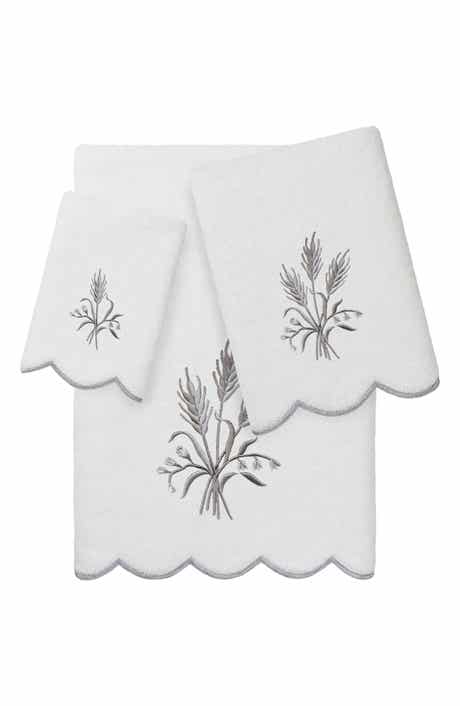 3-Piece Whitney Embroidered Turkish Cotton Towel Set