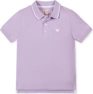 Hope & Henry Kids' Organic Short Sleeve Knit Pique Polo Shirt