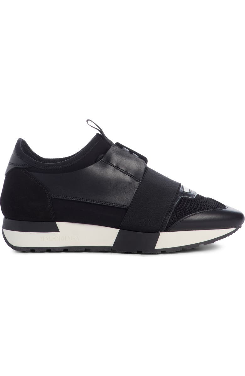 Balenciaga Mixed Media Trainer Sneaker, Alternate, color,