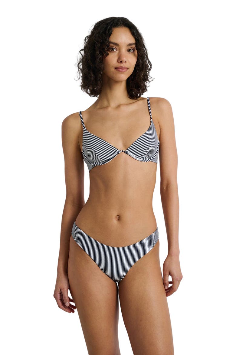 Liana Bikini Top, Alternate, color, DEEP NAVY/WHITE