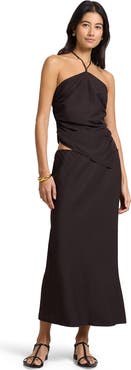 Onia Air Linen Midi Skirt