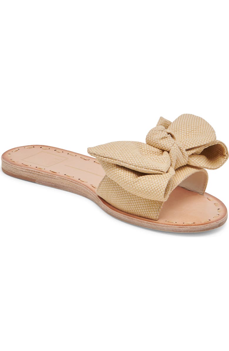 Dolce Vita Darsey Slide Sandal, Main, color, Light Natural Raffia