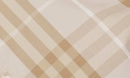 Burberry Simone Check Button-up Shirt In Brown