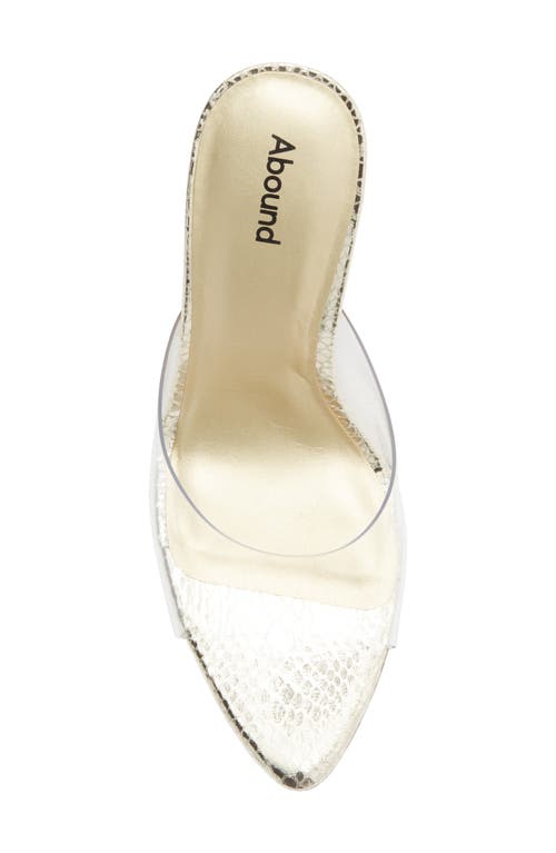 Abound Alana Slide Sandal In White