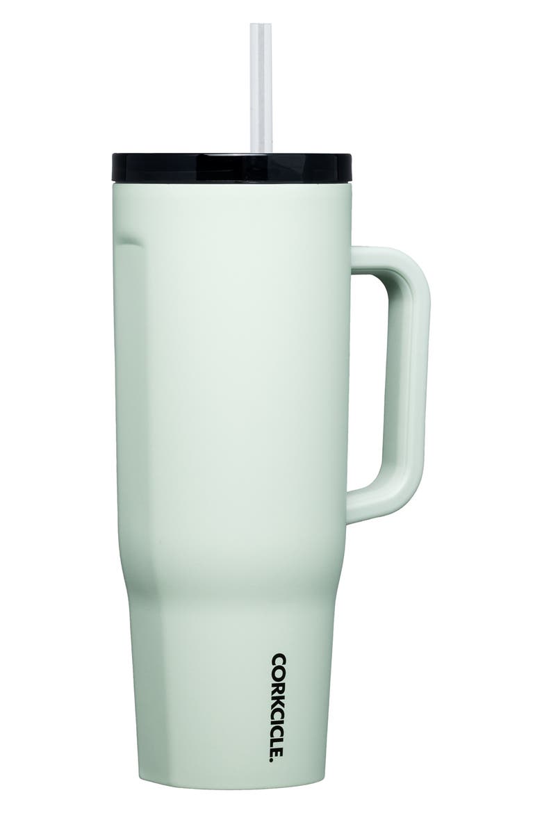 Cruiser 40-Ounce Insulated Tumbler with Handle, Alternate, color, SAGE MIST