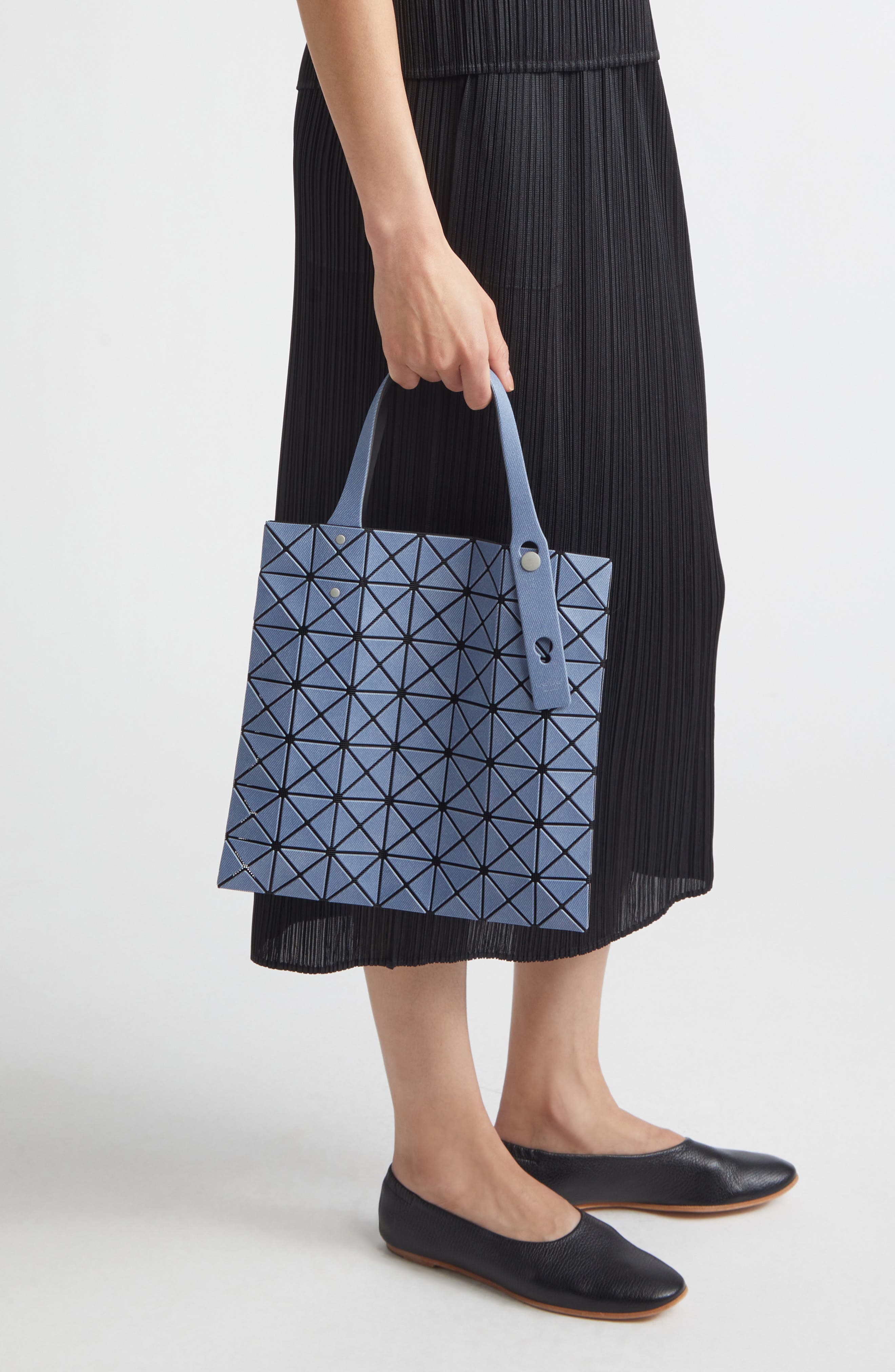 Bao Bao Issey Miyake Prism Denim Look Tote, Alternate, color, Blue