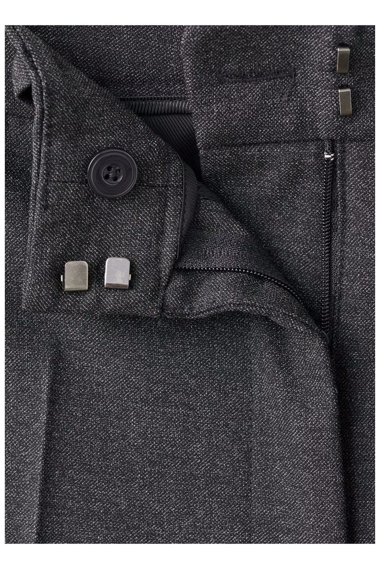 Belted Straight Leg Pants, Alternate, color, GREY