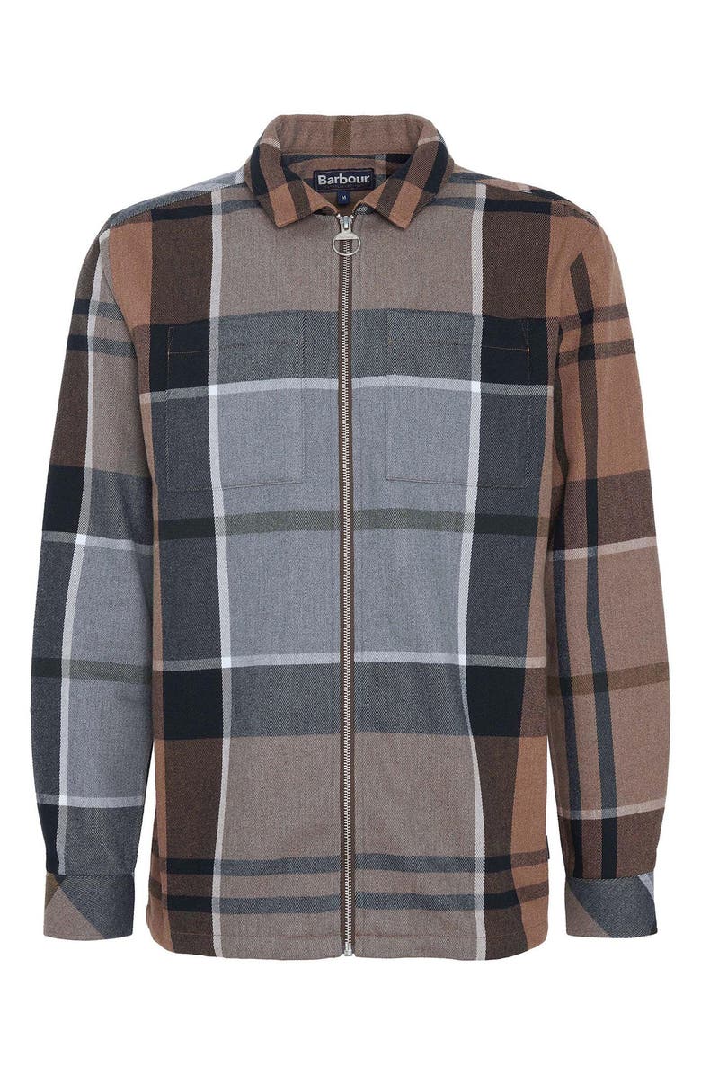 Barbour Lannich Tartan Zip Overshirt, Alternate, color, 