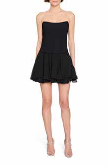 Amanda Uprichard Airess Strapess Minidress