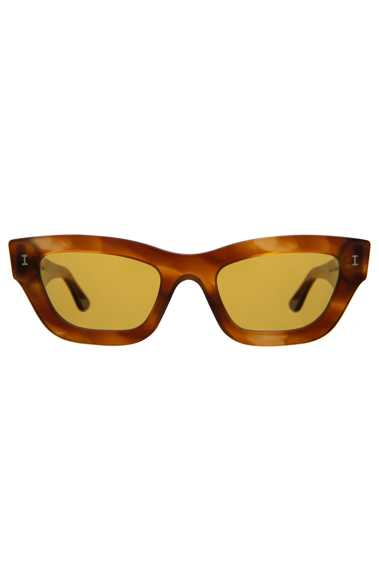 Illesteva Donna Sunglasses, Alternate, color, Mulberry / Grey