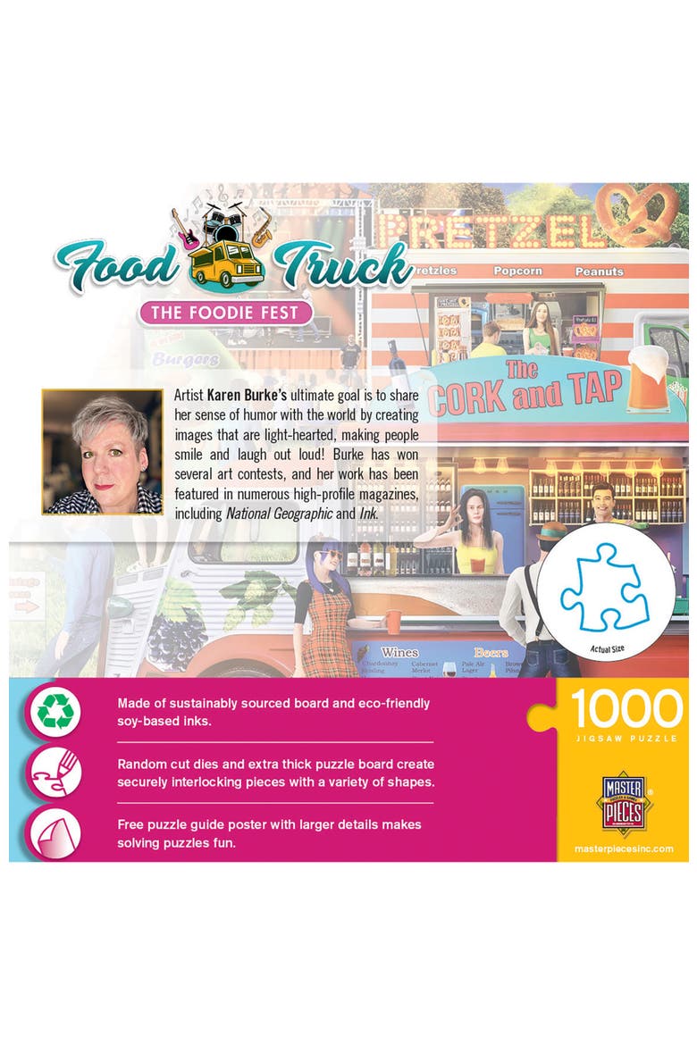 The Foodie Fest 1000 Piece Jigsaw Puzzle, Alternate, color, Multicolor