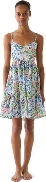 Kate Spade New York Coastal Town Cover Up Mini Dress Swim