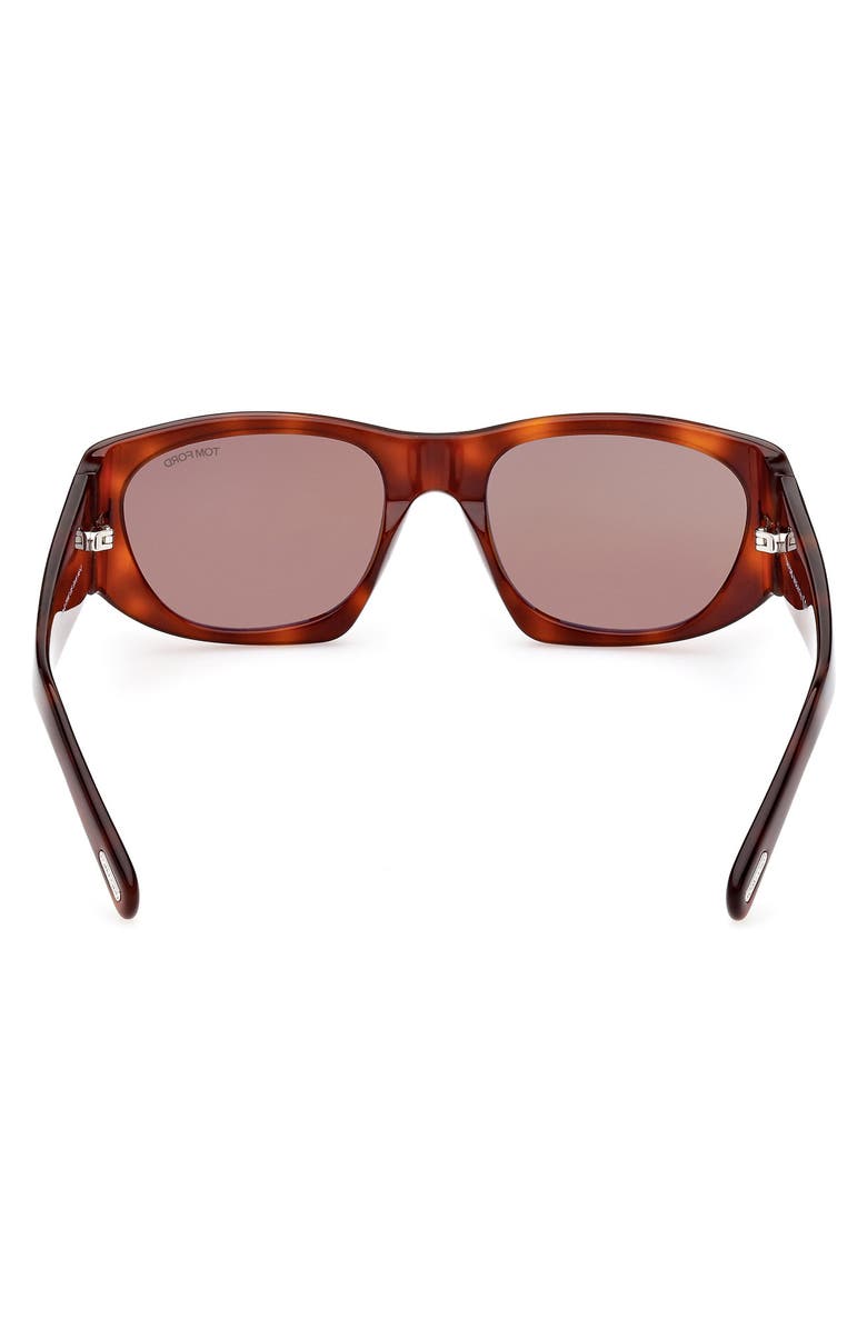 TOM FORD 53mm Square Sunglasses, Alternate, color, 