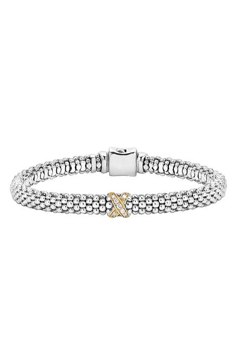 Signature Caviar Diamond Rope Bracelet