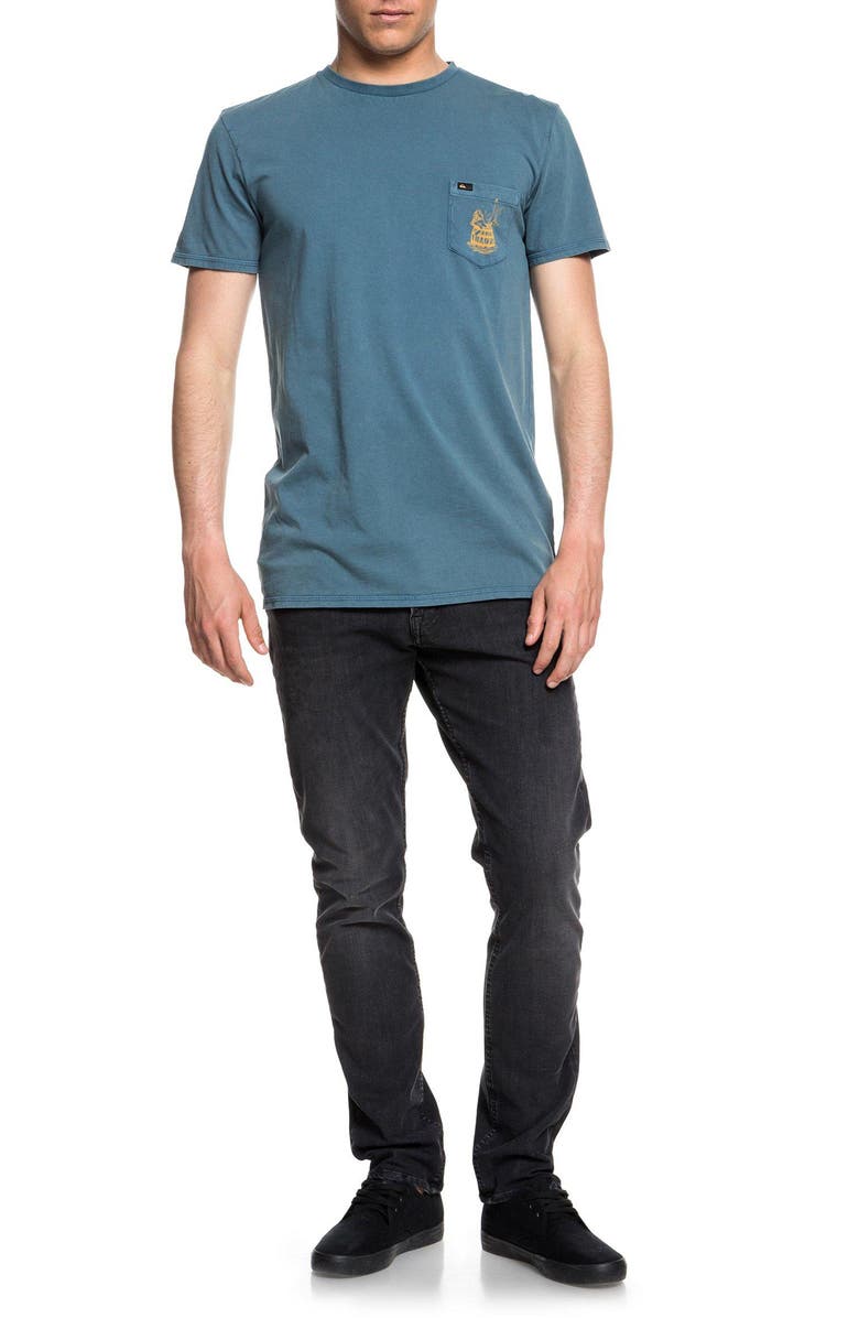 Quiksilver Gettin' Barreled Graphic Pocket T-Shirt, Alternate, color, 
