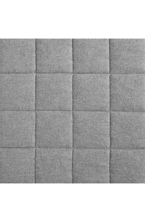 Calvin Klein Home Mélange Flannel Set Of 2 Pillow Shams In Grey