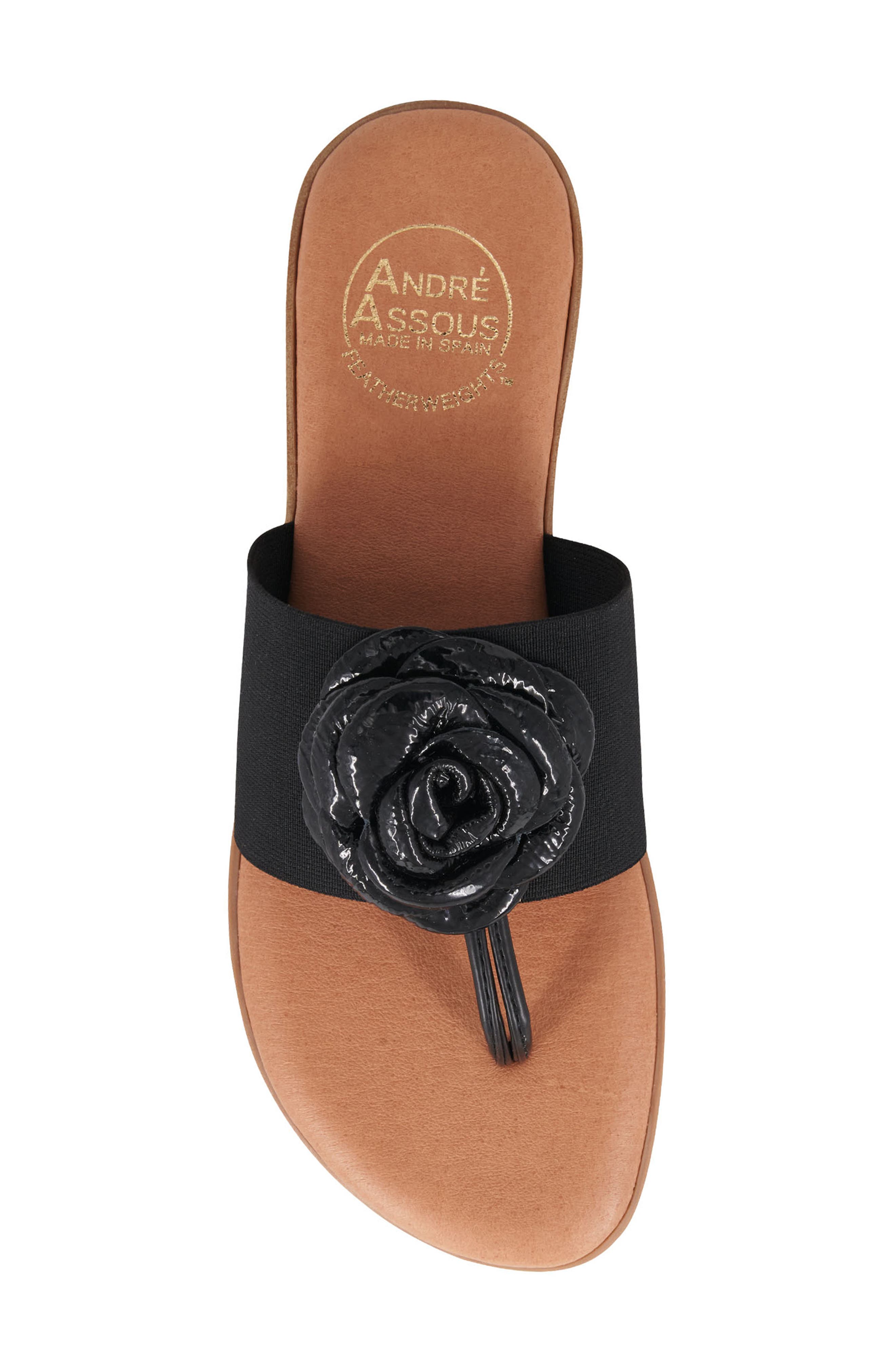 André Assous Nara Sandal, Alternate, color, Black Patent