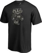 FANATICS Men's Fanatics Branded Black Wisconsin Badgers Cloak T-Shirt