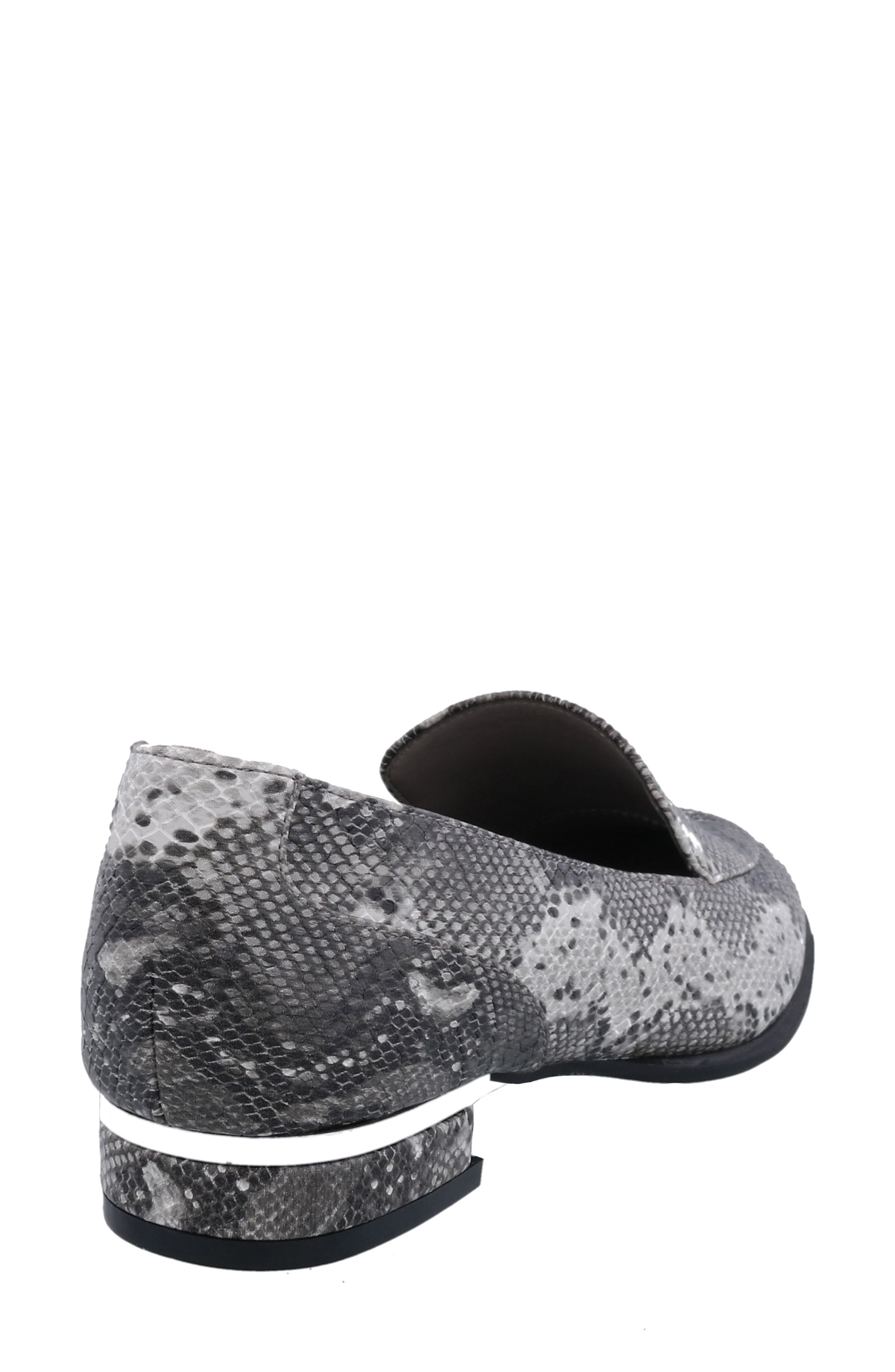 BELLINI Haze Snakeskin Embossed Loafer, Alternate, color, Black