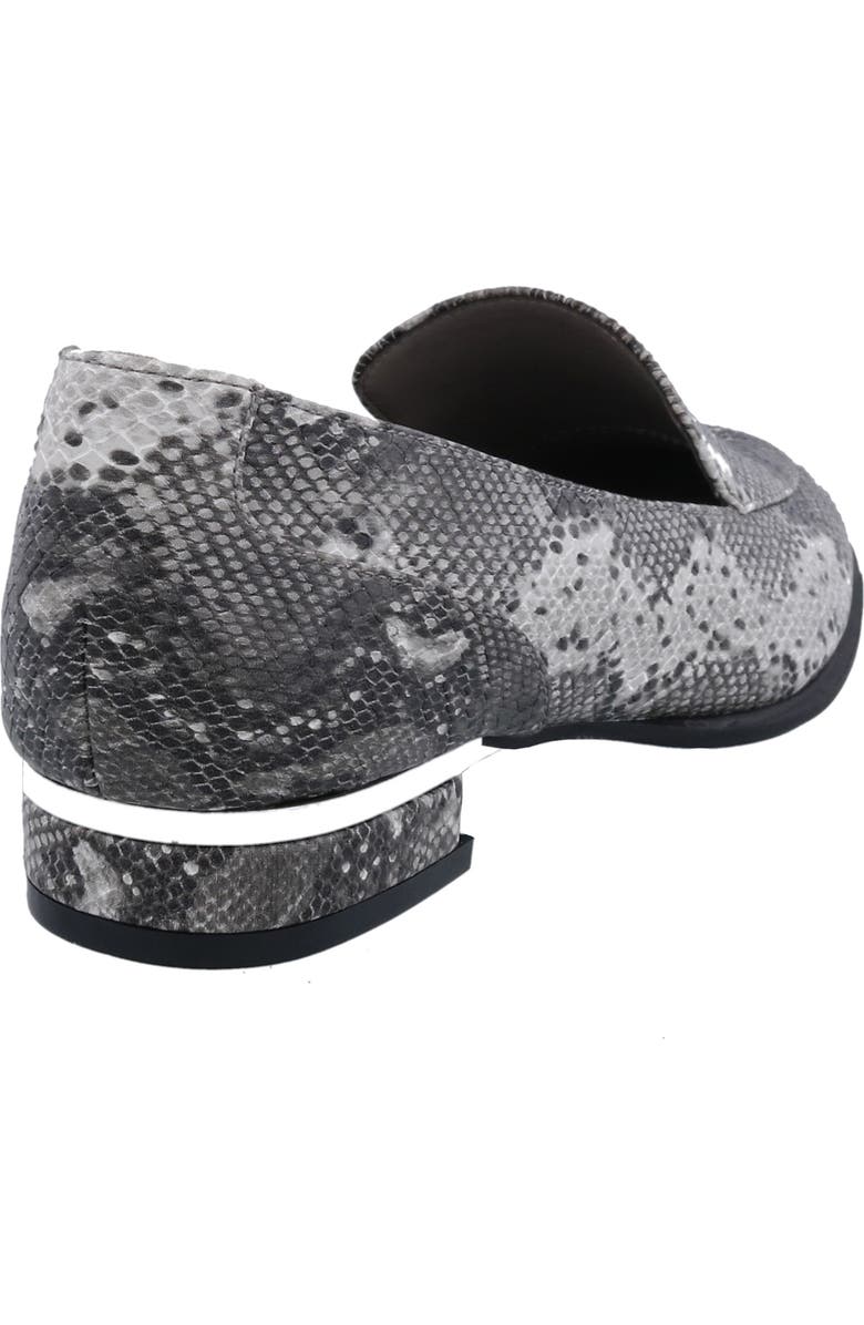 BELLINI Haze Snakeskin Embossed Loafer, Alternate, color, Black