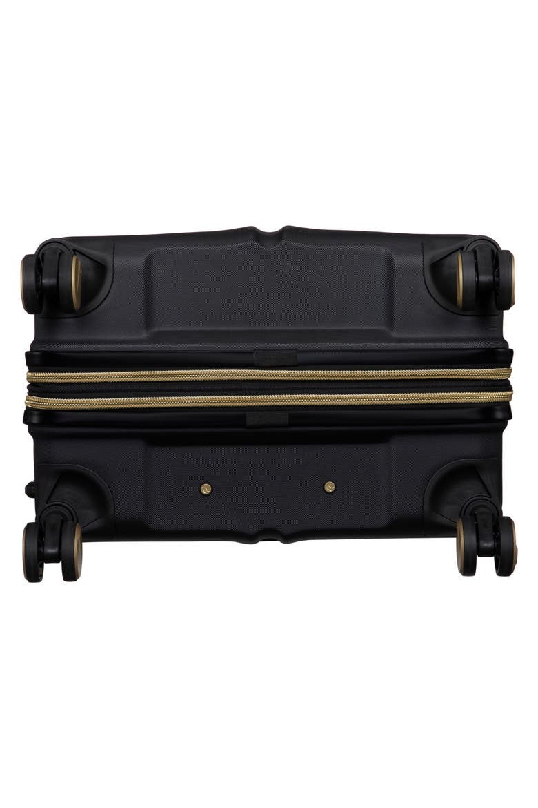 Fascinate 21-Inch Hardside Carry-On Spinner Suitcase, Alternate, color, BLACK
