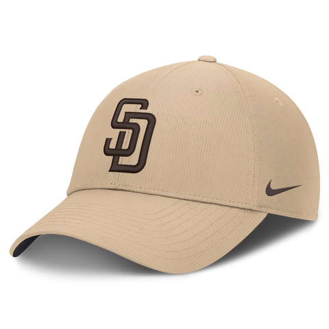 Men's Nike Khaki San Diego Padres Desert Ripstop Club Adjustable Hat