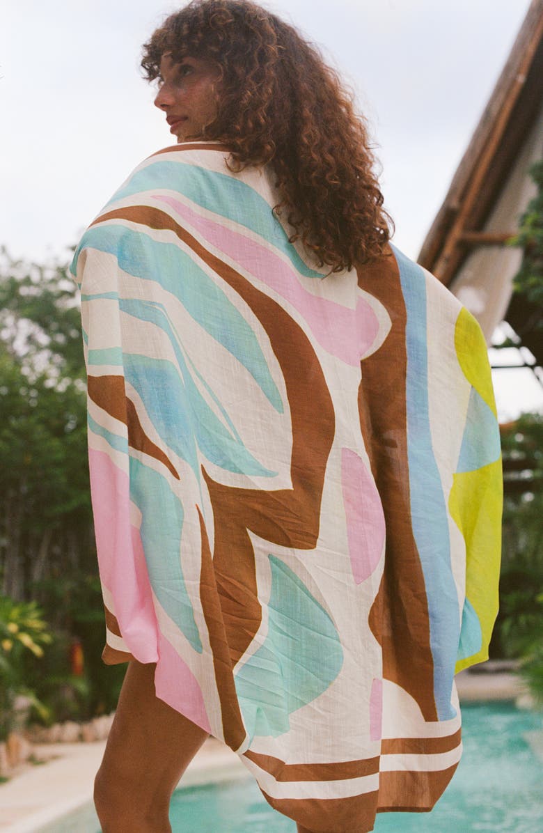 Vitamin A<sup>®</sup> Samara Cover-Up Sarong, Alternate, color, Cake