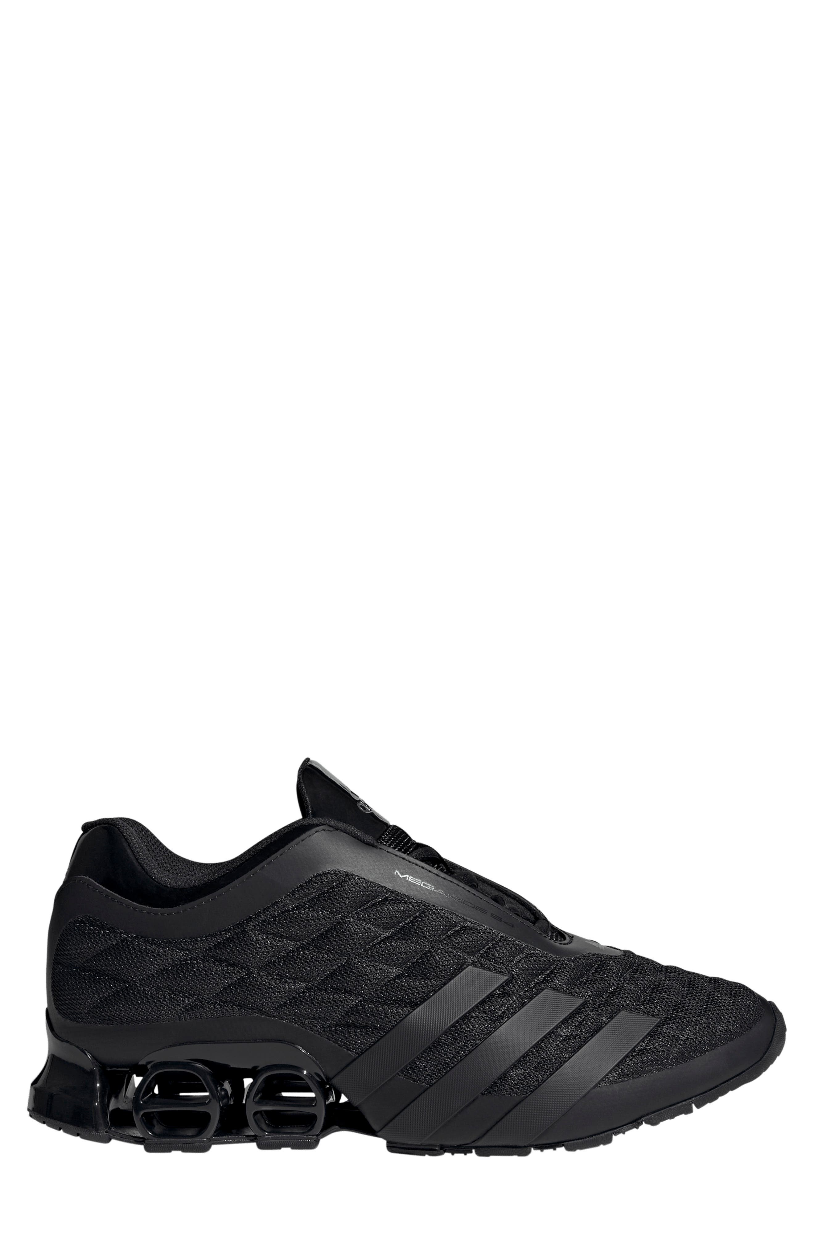 adidas Gender Inclusive Megaride S4 Sneaker, Alternate, color, Black/ Black/ Iron Met