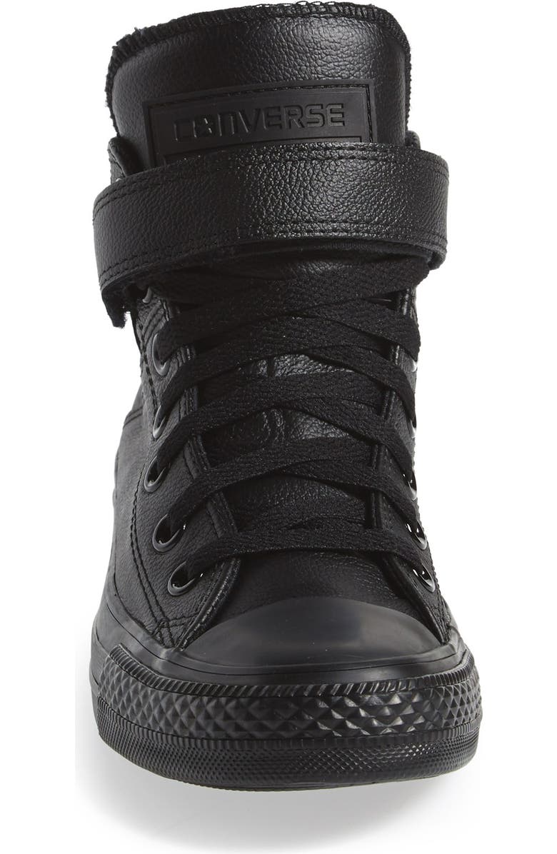 Converse Chuck Taylor<sup>®</sup> All Star<sup>®</sup> 'Brea' Leather High Top Sneaker, Alternate, color,