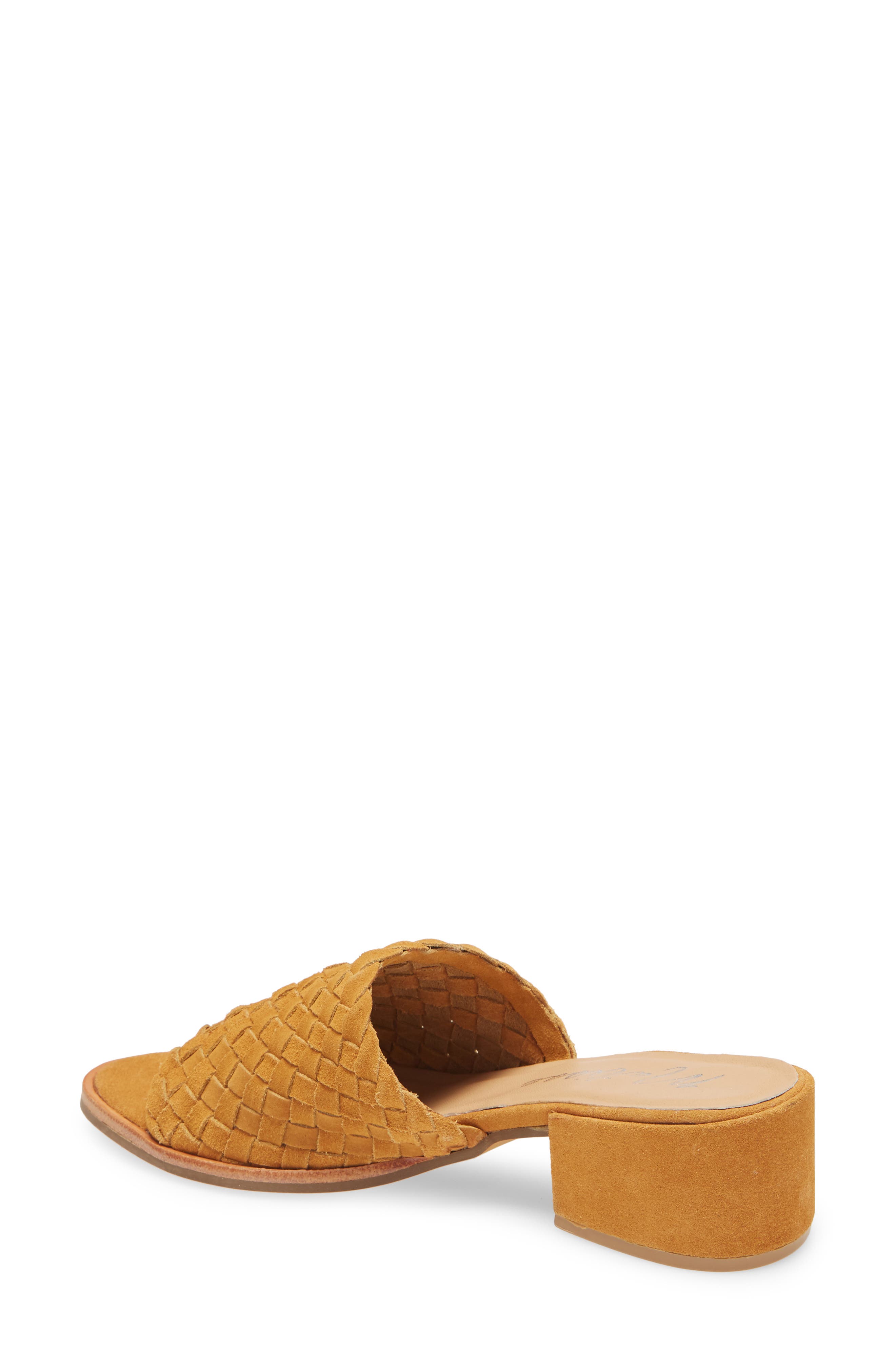 Andi Slide Sandal, Alternate, color, YELLOW SUEDE