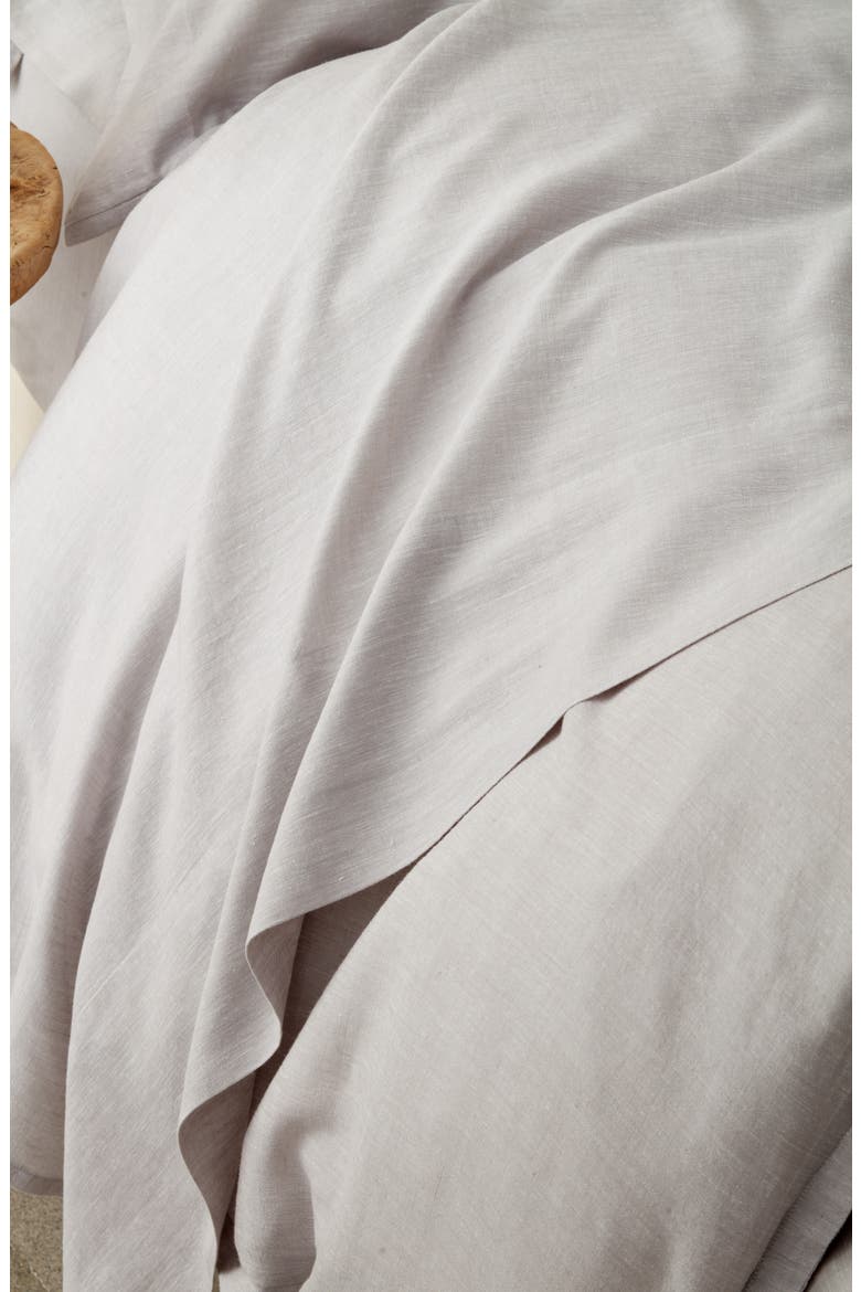 Lyocell & Linen Blend Sheet Set, Alternate, color, GREY OPAL