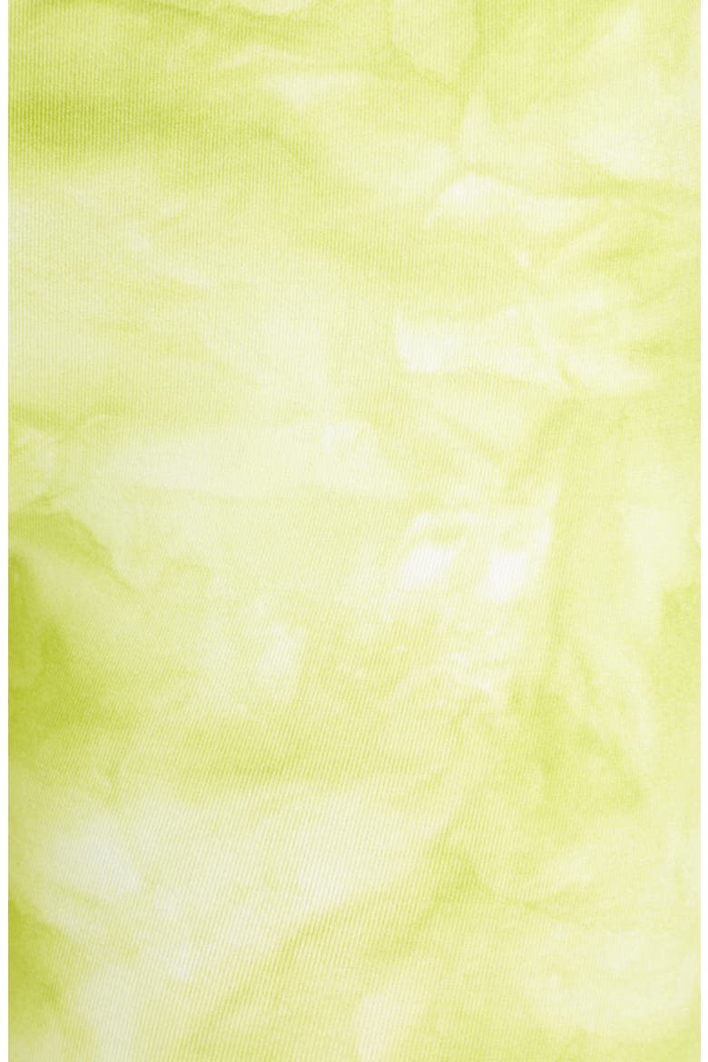 Om Shanti Tie Dye Leggings, Alternate, color, LIME