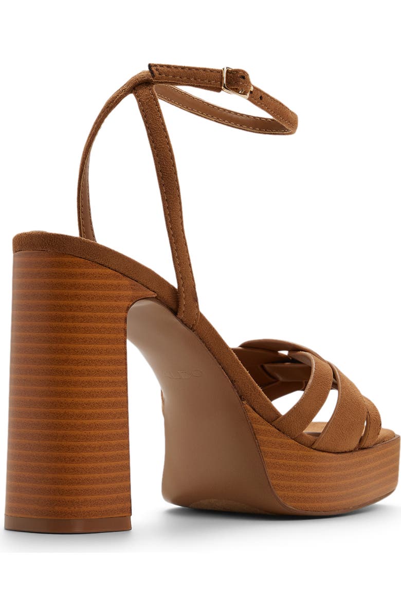 ALDO Beverlyanne Platform Sandal, Alternate, color, Light Brown