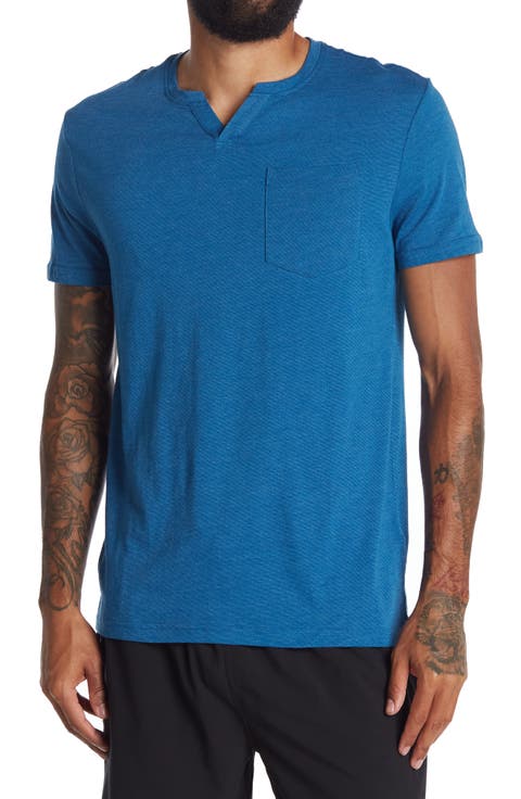 Notch Neck Pocket T-Shirt
