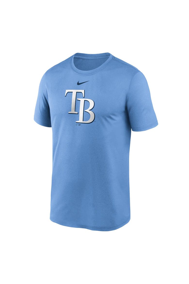 Men's Nike  Light Blue Tampa Bay Rays Legend Fuse Large Logo Performance T-Shirt, Alternate, color, Light Blue